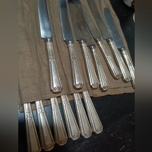 Hansen & Company breakfast knives set Sterling silver 13 pieces